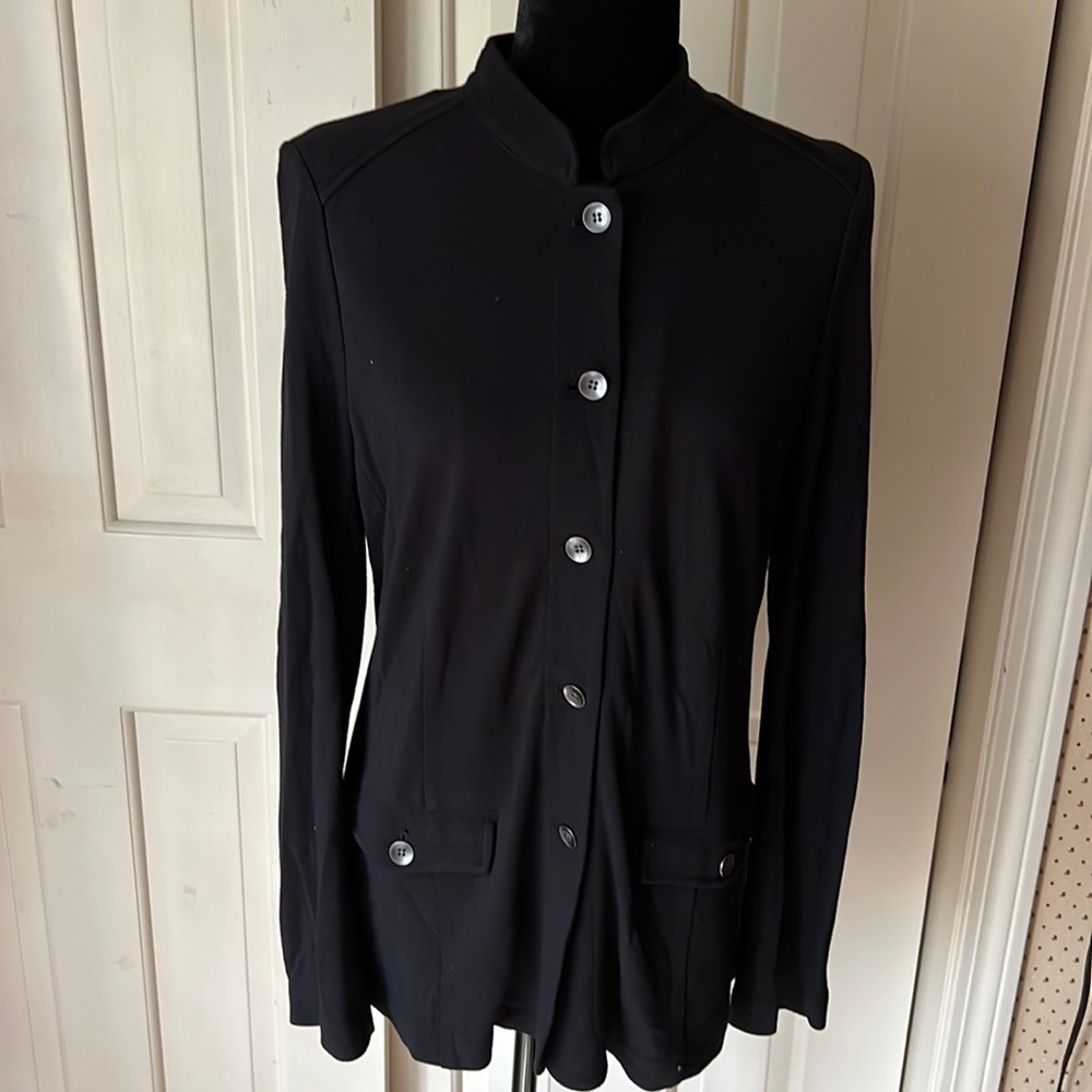 J. Jill black buttoned jacket in EUC. Size medium